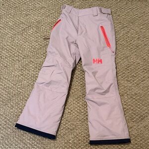 Helly Hansen Kids Light Pink Snow/ Ski Pants